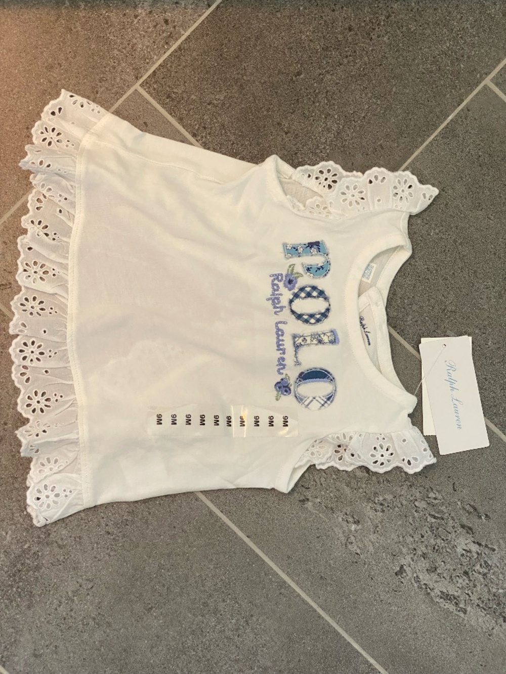 Baby Lace-Trim T-shirt